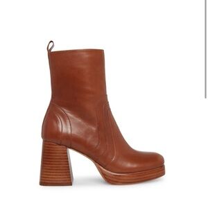 Steve Madden Brown Leather Ankle Boots